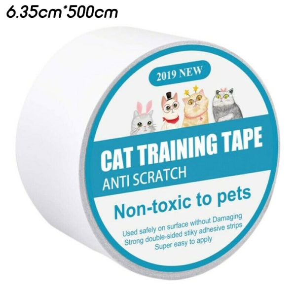 Katt Anti-Scratch Tejp Rulle Soffa Soffskydd 3m-6.35cm