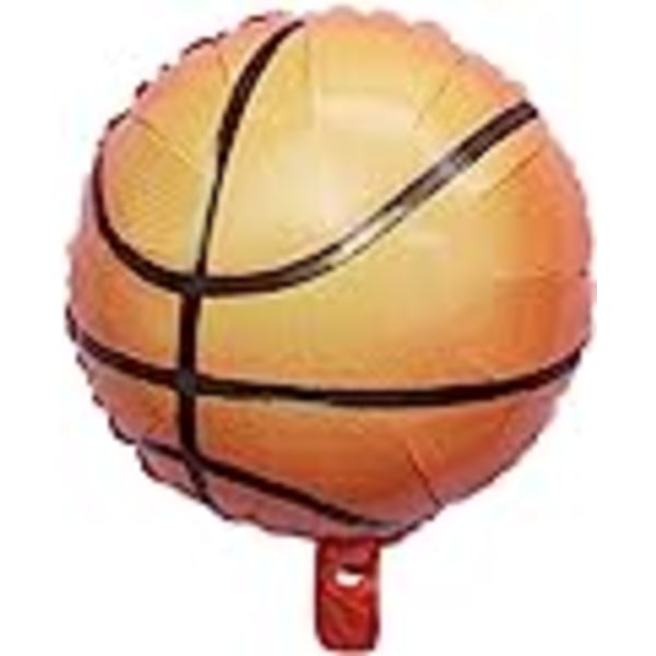 10 kpl 18 tuuman koripalloilmapallot koristeet ilmapallo juhliin koripallo ilmapallot koristeellinen luova alumiinifolio urheilu