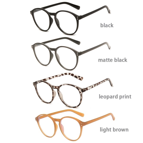 -1.0~-4.0 Myopia Glasses Glasses MATTE BLACK STRENGTH 1.00 matte black matte black Strength 1.00-Strength 1.00