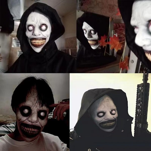 Läskig Halloween-mask för vuxna - Leende demoner skräckmasker Cosplay läskig Halloween-kostym rekvisita för Halloween-fest karneval Cosplay
