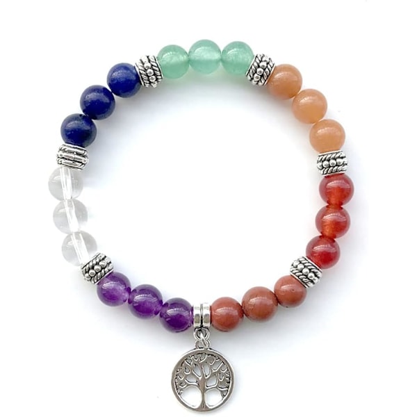 7 chakra pärl armband natursten armband 8mm yoga healing armband buddha armband sten armband natursten armband