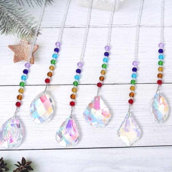 Krystalkugle Prisme Vindue Sun Catcher Bil Ornament Rainbow