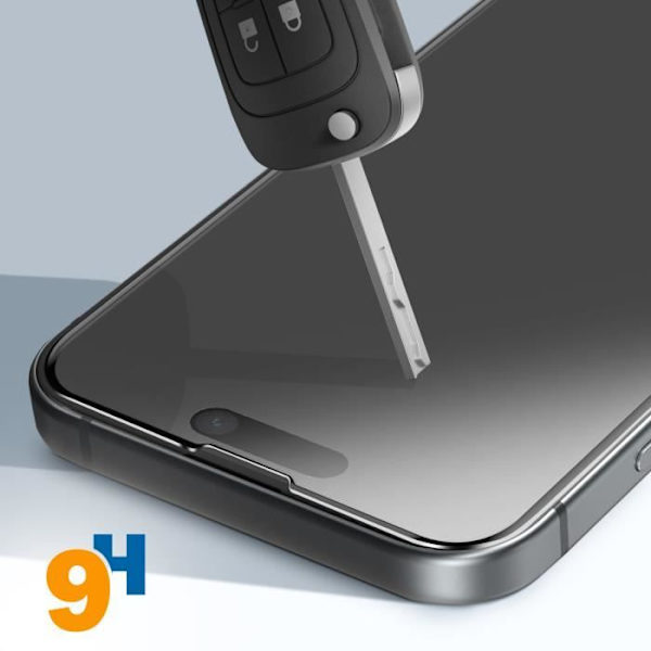 Härdat glas för iPhone 16 Plus 9H hårdhet Anti-reflex Full lim Transparent Transparent