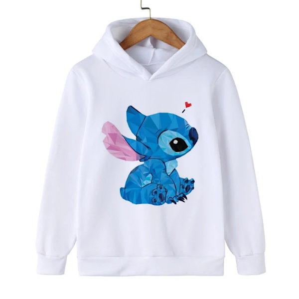 Y2k Anime Stitch Hoodie Børn Tegneserie Tøj Børn Pige Dreng Lilo og Stitch Sweatshirt Manga Hoody Baby Casual Top 59001