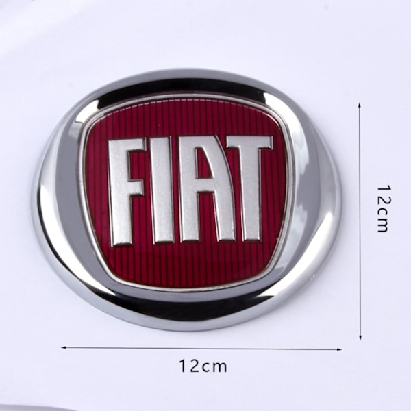 Lämplig för Fiat 500 frontlogotyp FIAT front stötfångargrillmärke F