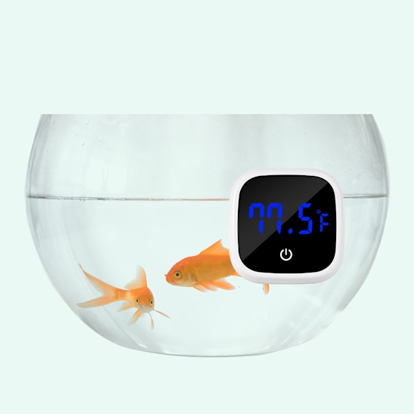 LED Digital Akvarie Termometer Mål Temp Måler Værktøj Stick-on Type FishTank Stick-on Vand Elektronisk Termometer