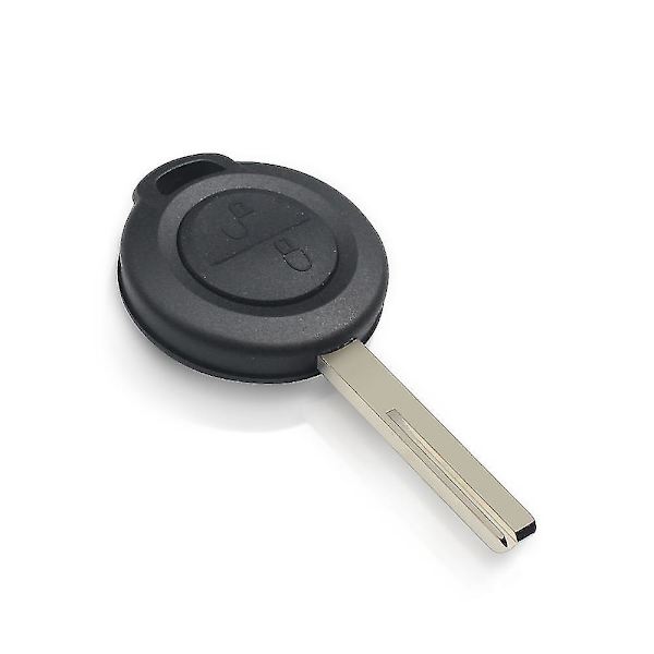 Fjernkontroll 2 knapper bilnøkkel skall deksel etui for Mitsubishi Colt Warior Carisma Spacestar rett nøkkel ubeskåret blad