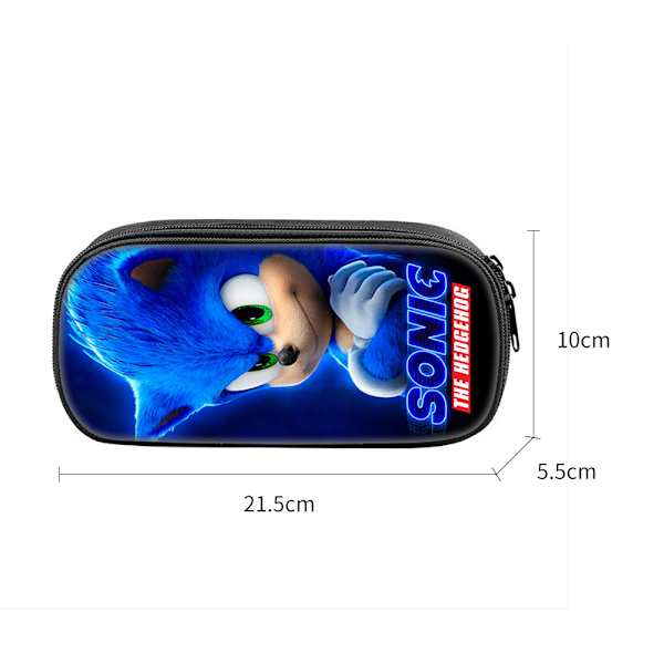 Sonic The Hedgehog 3D-tryckt Pennfodral C