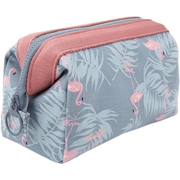 Kosmetiikkakassit, Vedenpitävä Polyesteri-Puuvilla Meikkikassit Kannettava Matkustus Toilettitarvikkeiden Pesukassi Flamingo Flamingo