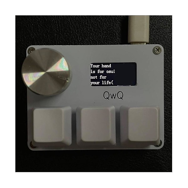 Osu O3c Hurtig Print Hall Switch Wooting Magnetiske Røde Kontakter Tastatur Med Knap Skærm Kopier Indsæt Genvej (Sort)