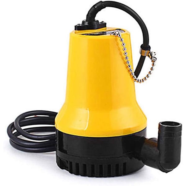 12V nedsænkelig vandpumpe 50W nedsænkelig pumpe 4200L/H DC pumpe Snavset vandpumpe Bærbar ledningslængde 2,3 meter Med cl