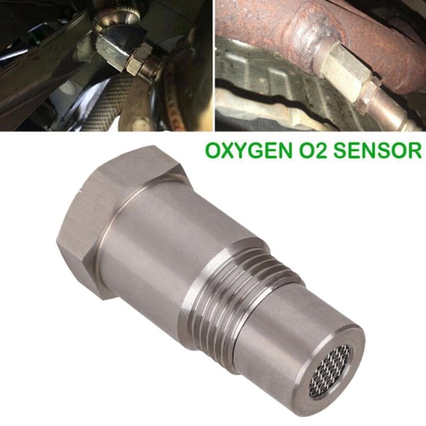 2st Bil Cel Fix Check Engine Light Eliminator Syre O2 Sensor Adapter M18x1,5