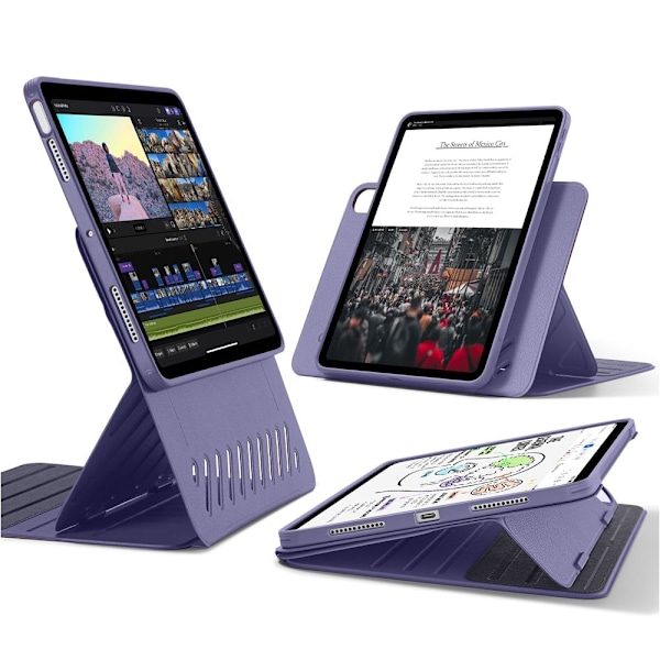 ESR iPad Air 2020/2022/2024 Etui Shift Magnetisk Lilla