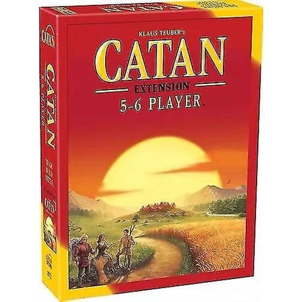 Catan Island Brettspill Engelsk versjon av Casual Puzzle Game Against The Game Egnet for fester Catan5-6 expansion