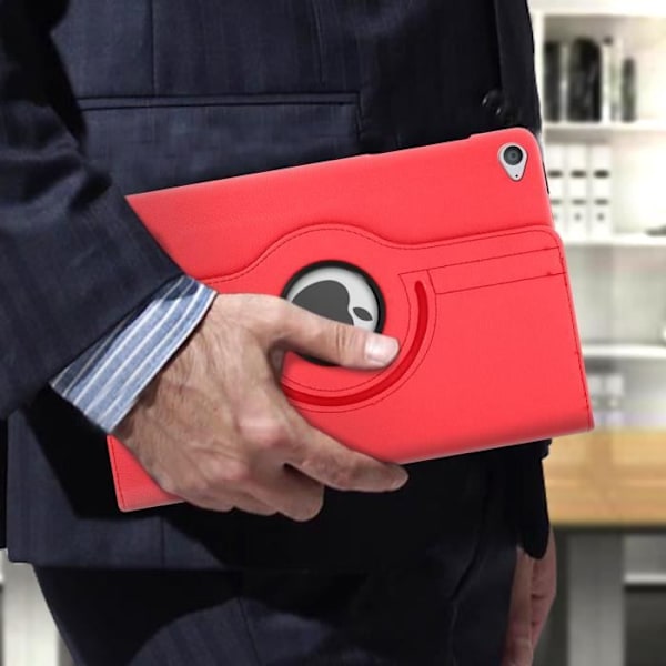 Etui med 360° roterende stativfunktion Rød iPad Pro 9.7 / iPad Air 2 Rød Röd
