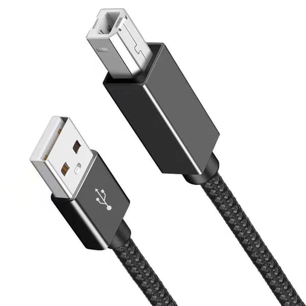 Tulostinkaapeli USB A - USB B 2.0 HARMAA 3M Harmaa Grey 3m
