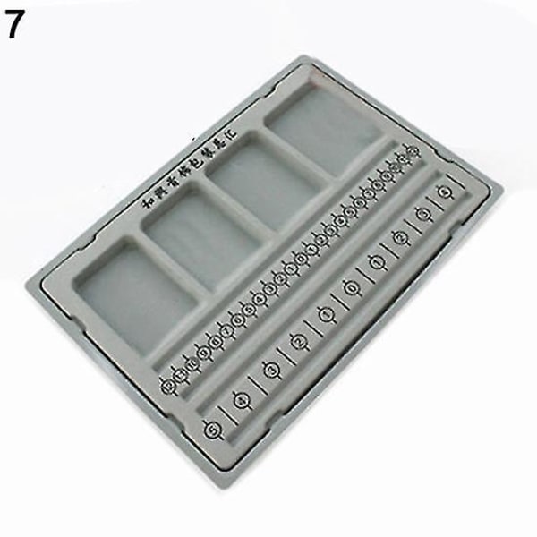 Bead Board Armbånd Beading Bakke Halskæde Design Diy Craft Smykker Meter Panel (Størrelse: Stor 108 Disk)