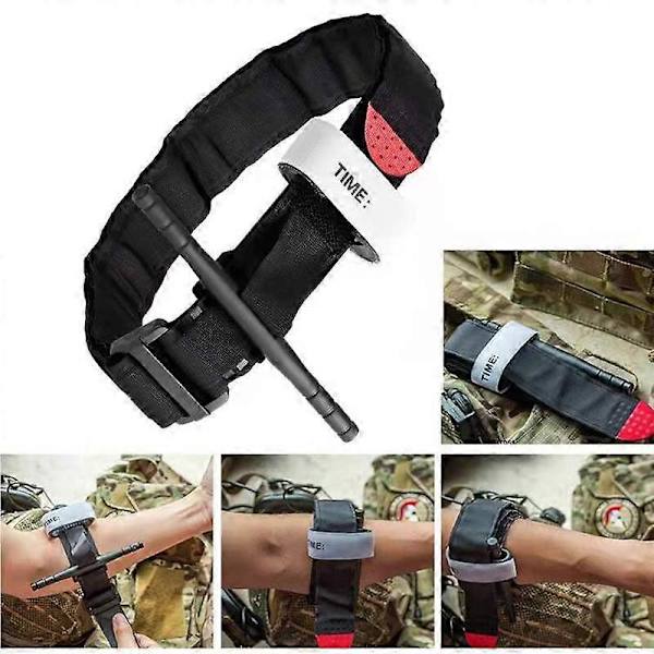 Militär Tourniquet Överlevnad Taktisk Strid Tourniquet Snurrande Medicinsk Nödbälte Utomhus Camping Exploration 75CM