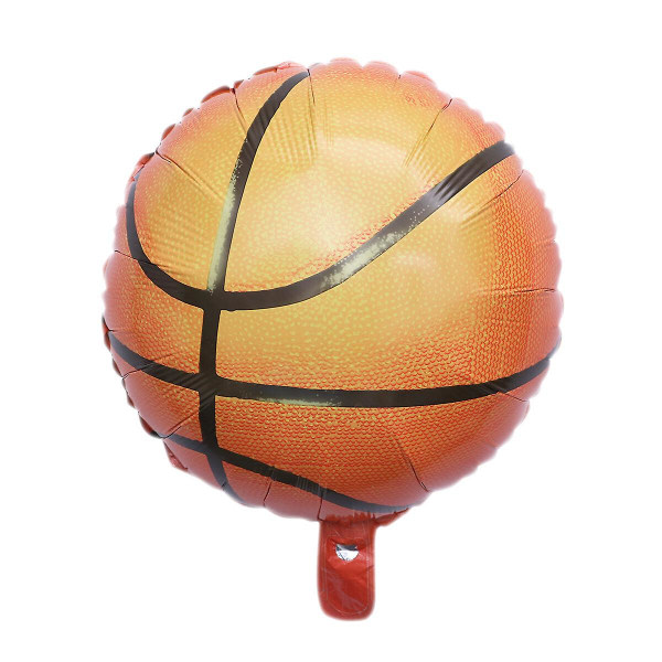 10 kpl 18 tuuman koripalloilmapallot alumiinifolio ilmapallojuhlatarvikkeet syntymäpäivän maailmanpelien urheilujuhlakoristeisiin (10 kpl)