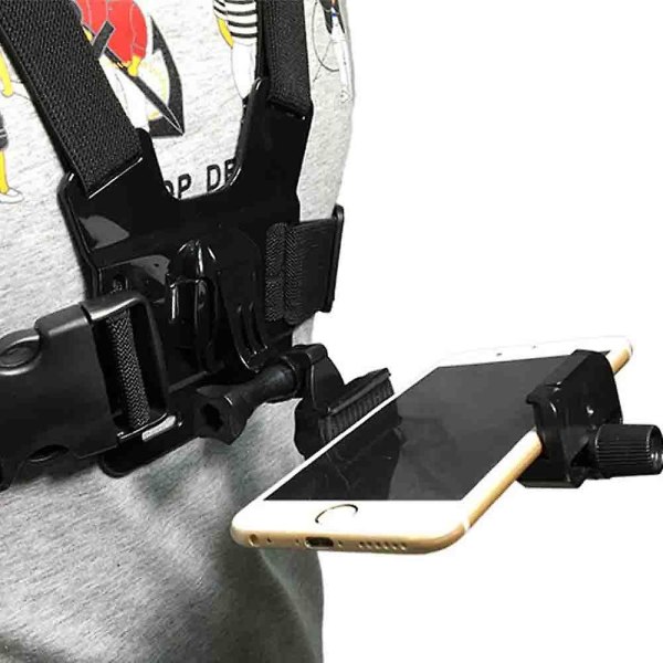 Mobile Phone Selfie Chest Mount Chest Harness Strap For Pov Gopro-WELLNGS