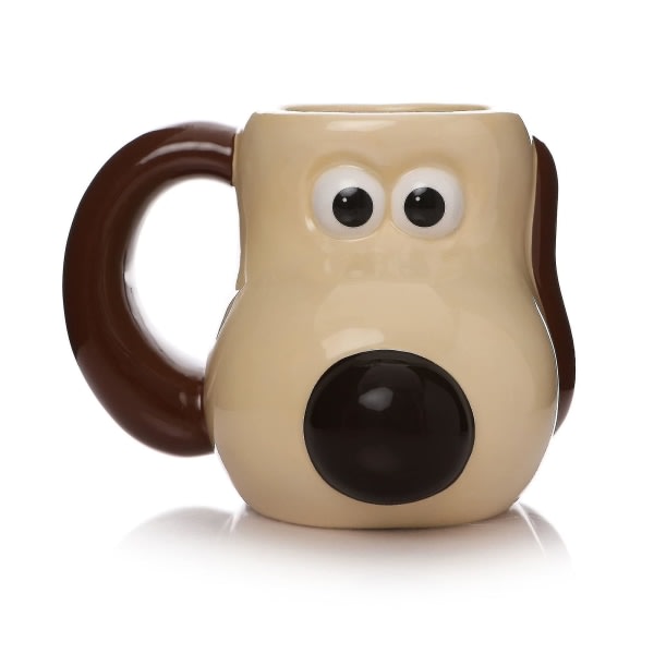 Handmålad Principal Cute Puppy Alien Mug - Högt värde och stor kapacitet för barn i hemmet