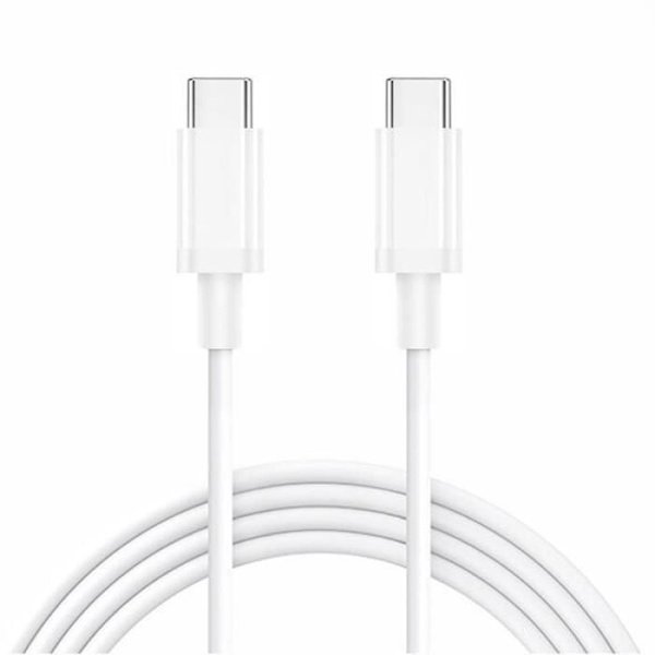25W USB-C Hurtiglader + USB-C til USB-C Kabel Hvid til iPhone 16 Pro Max, iPhone 16 Pro, iPhone 16, iPhone 16 Plus Vit