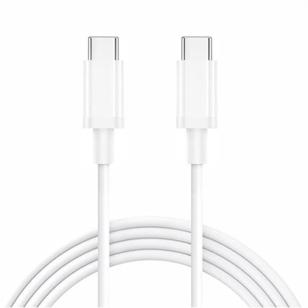 25W USB-C Hurtiglader + USB-C til USB-C Kabel Hvit for iPhone 16 Pro Max, iPhone 16 Pro, iPhone 16, iPhone 16 Plus Vit
