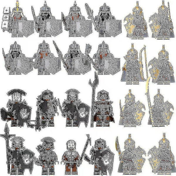 24 Sormusten Herran rakennuspalikka-minifiguurilelut