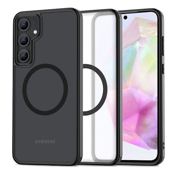 Tech-Protect Galaxy A35 5G -kotelo MagSafe MagMat Matt Black