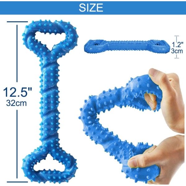 Dog Chew Toy, Indestructible Big Dog Interactive Toy, Bite Resis