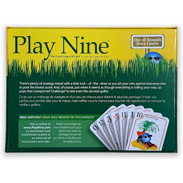 Play Nine - Korttipeli Golf, perheille_xx