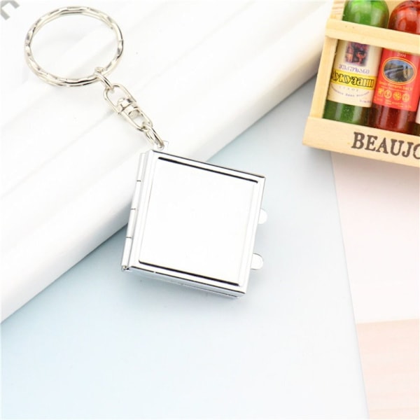 Metal makeup spejl Lille rundt spejl FIRKANT FIRKANT Square Square