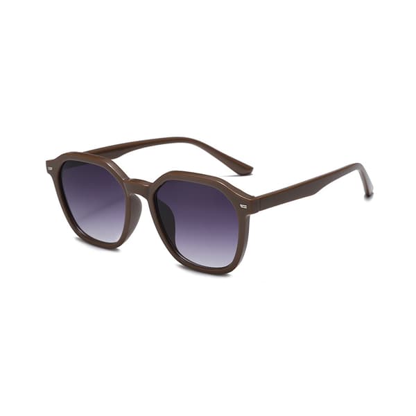26 nye stilige solbriller for kvinner, eksklusiv trendy gate-stil, Dark brown frame with gray gradient conventional