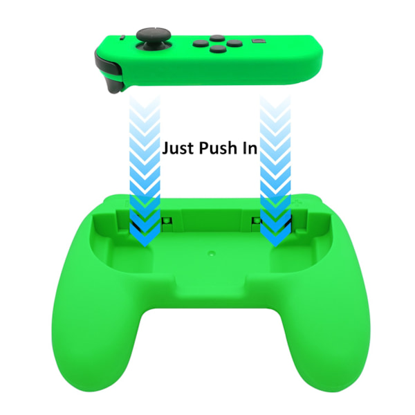 Grepp som är kompatibla med Nintendo Switch för Joy Con & OLED-modell för Joycon Green and Pink