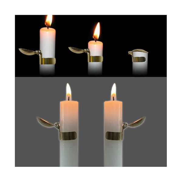 6 stk Candle Snuffer, automatisk Candle Snuffer for å slukke stearinlyssnuffere trygt qd best