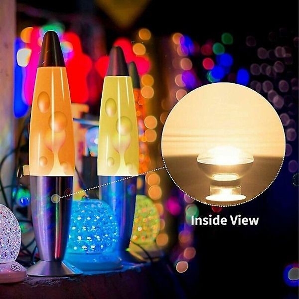 R39 E14 40W Lava Lamp Glödlampor, Edison Skruv Synlig Reflektor Små Lava Lamp Glödlampor, Varmvit 2800K R39 Dimbar (2-pack) Zhuoxuan