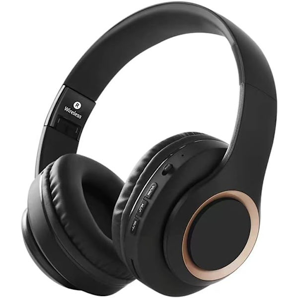 Langattomat Bluetooth-kuulokkeet korvan päälle mikrofonilla, BT-kuulokkeet, taitettavat