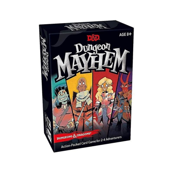 Perhepelilautapelin pelikortit Dungeones Mayhem -korttipeli Perhe vanhemman ja lapsen juhlalautapelikorttilahja Baldur's Gate -peliin Expansion Style