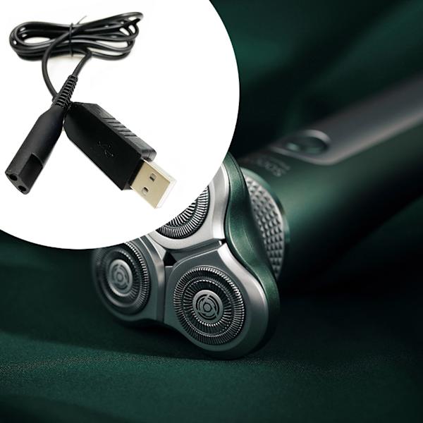 USB-latauskaapeli Braun 1-9 -sarjan partakoneille, sarjat S3, S5, S7 ja S9. Käyttökelpoinen ja luotettava laturi, 1 m kaapeli