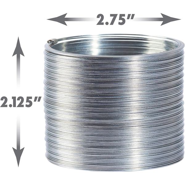 Original Slinky Gående Fjäderleksak, 2,75 tum i Diameter Metall Slinky, Fidget Leksaker