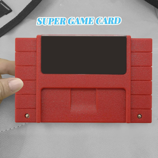 2024 Nytt for Sfc/snes Super Game Card Snes Game Card 100 i ett rødt skall Snes