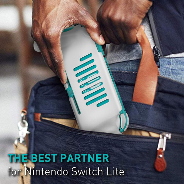 Handtag för Nintendo Switch Lite, Ergonomic Comfort Handheld Protective Gaming Case Portable Yellow