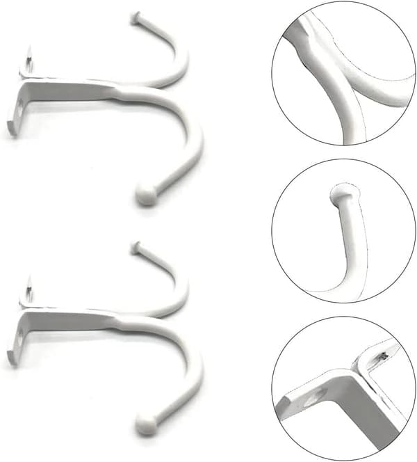 4 stk Toppmonterte Krokhyller for Kopper Under Skap Kopper Holder Stativ Kopper Stativ Under