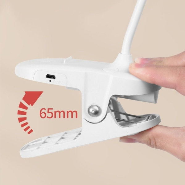 LED-læselampe USB genopladelige lamper bordlamper