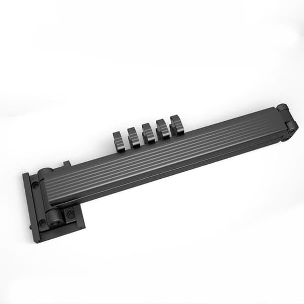 Foldbart tøjstativ Foldbart tøjstativ SORT 2 STÆNGER Sort Black 2 Rod