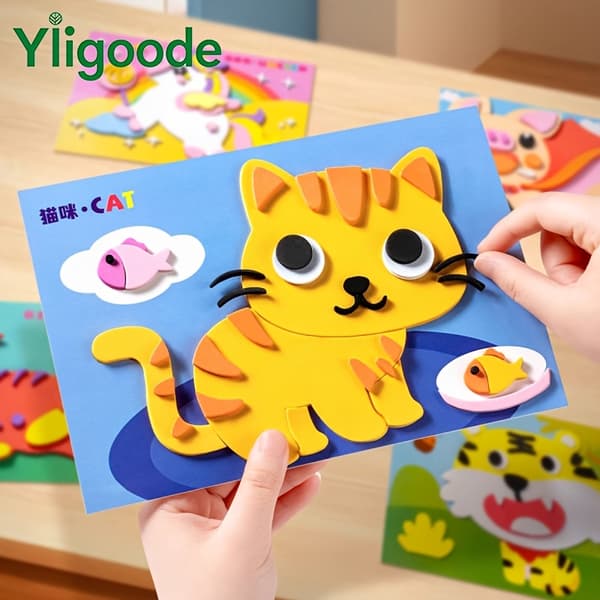 Hårsnoddar med seriefigurer - Set med elastiska hårband Animal B-10 sheets