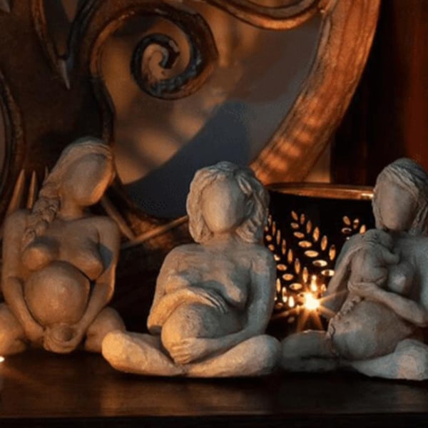 Gravid ornament mor statuer for hjemmedekor kvinner statuer og figurer figur ornament morsdag gave null - C 0.19