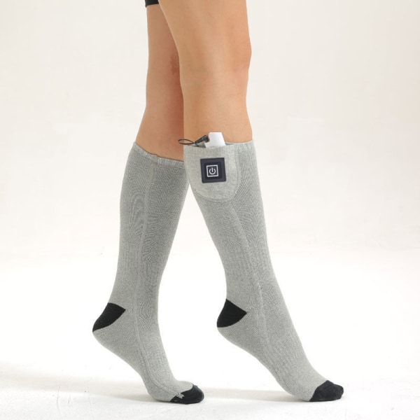 Lämmitettävät sukat Ladattava sähköpatteri Unisex thermal lämmitin