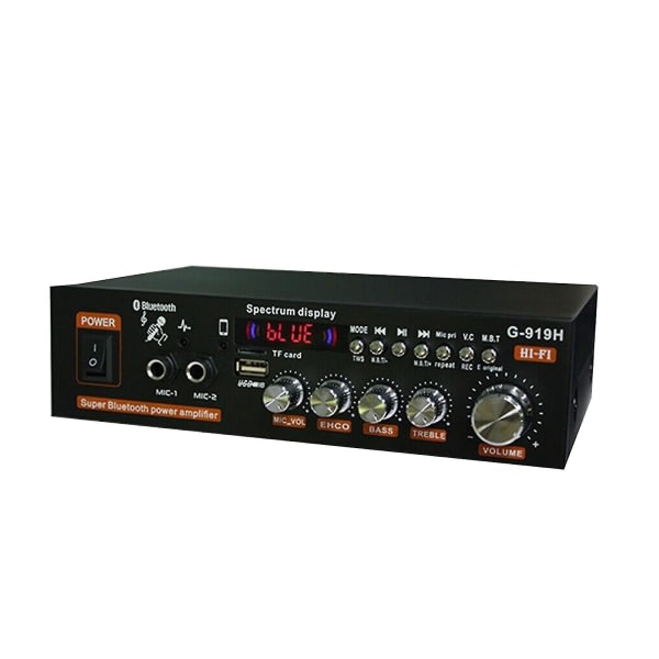 1000w Home Power Amplifiers Audio Bluetooth Amplifier Subwoofer-høyttalere