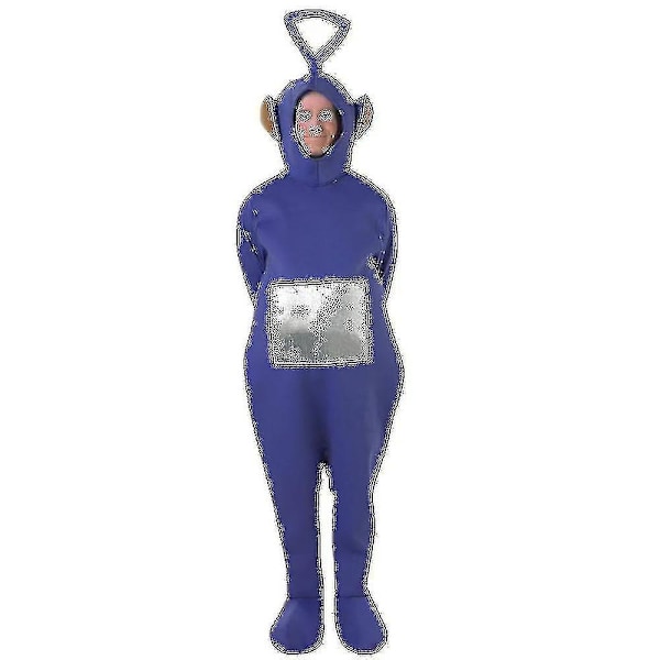 Färgglada Teletubbies Rollspel Vuxen Rolig Kostym W-Perfekt Lila Purple xxl
